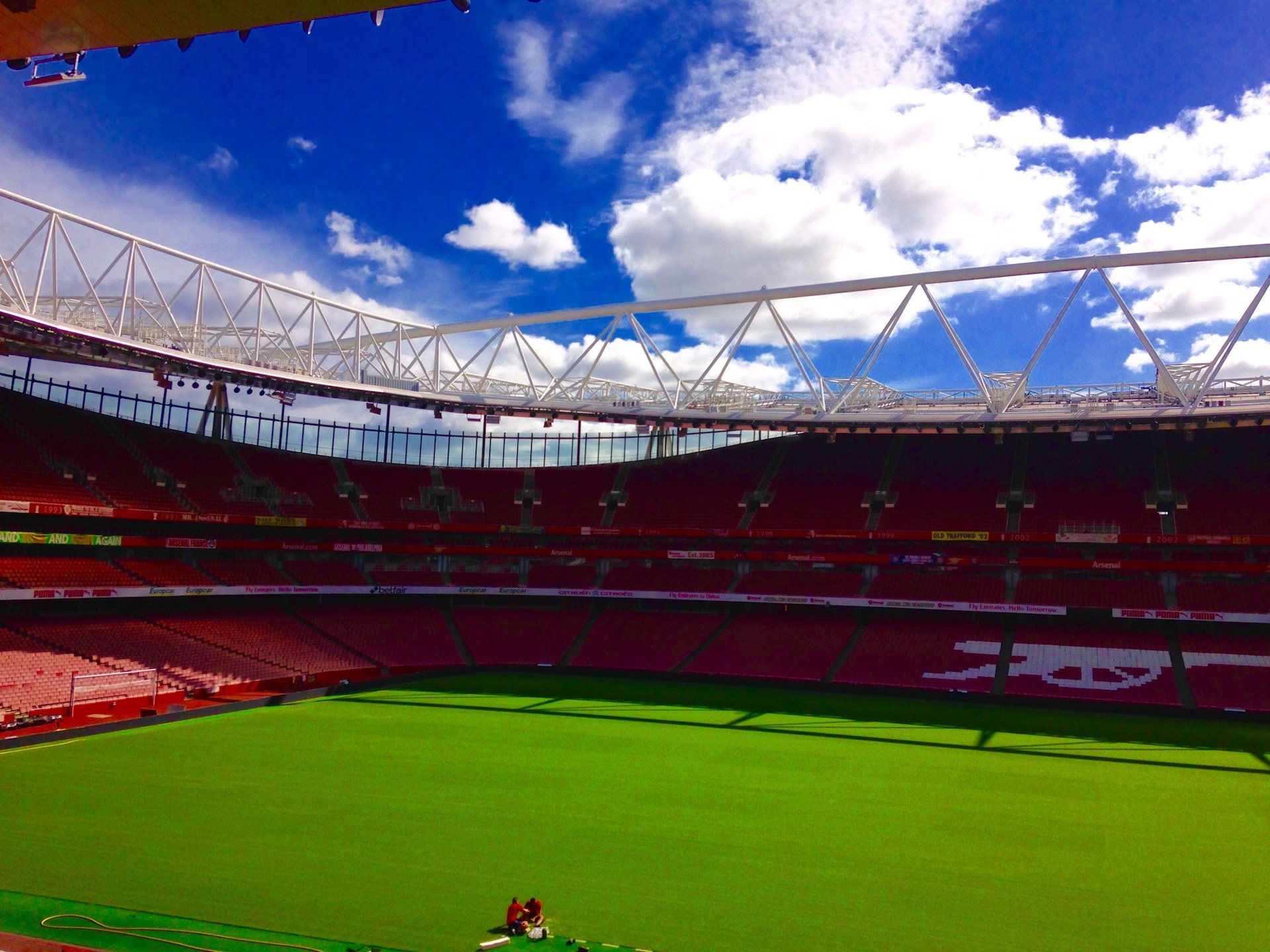 vista panorámica del estadio Emirates (Londres)