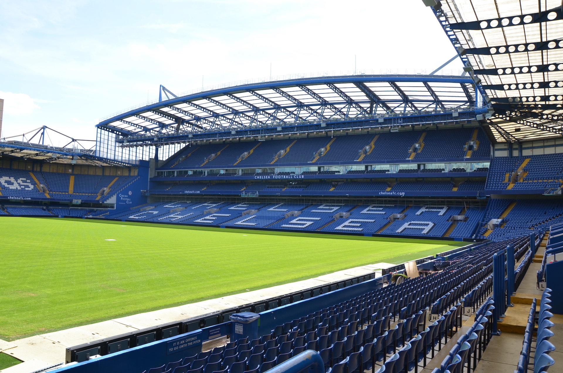 vista panorámica de Stamford Bridge (Londres)