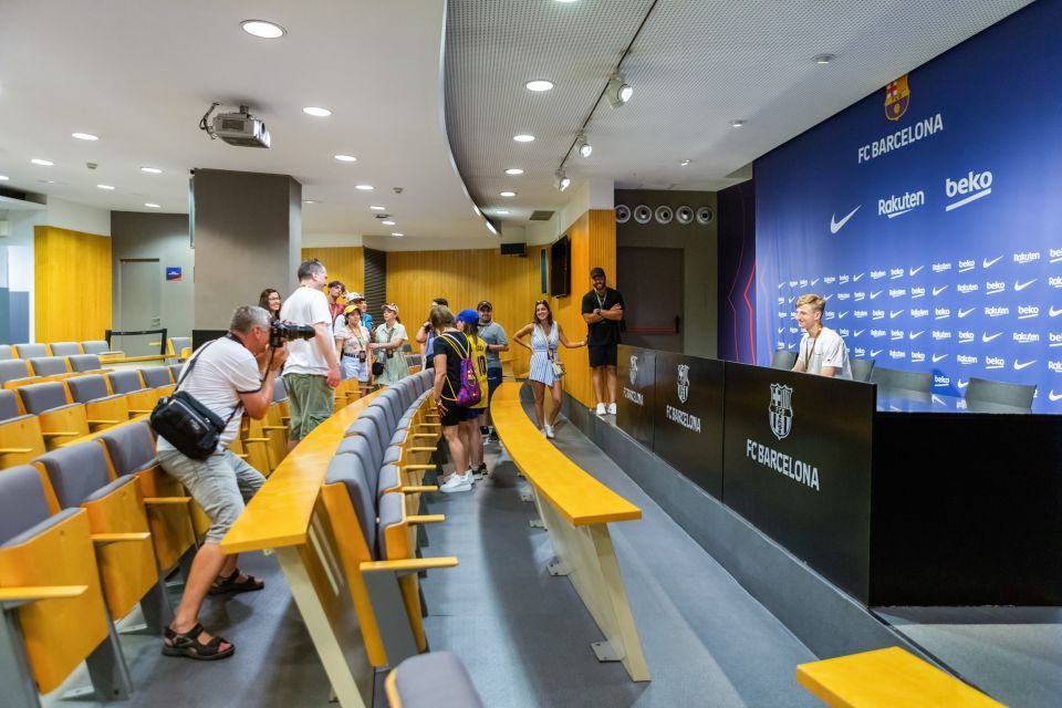 Sala de prensa Camp Nou, tour del Barça
