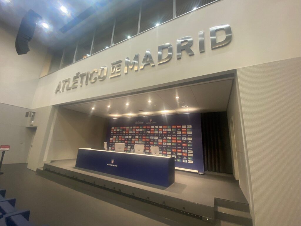 sala de prensa tour atletico de madrid