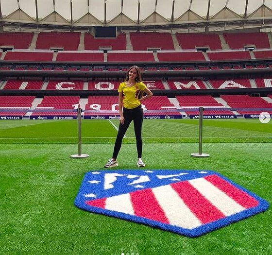 pisa el césped del Metropolitano con el tour del Atlético de Madrid