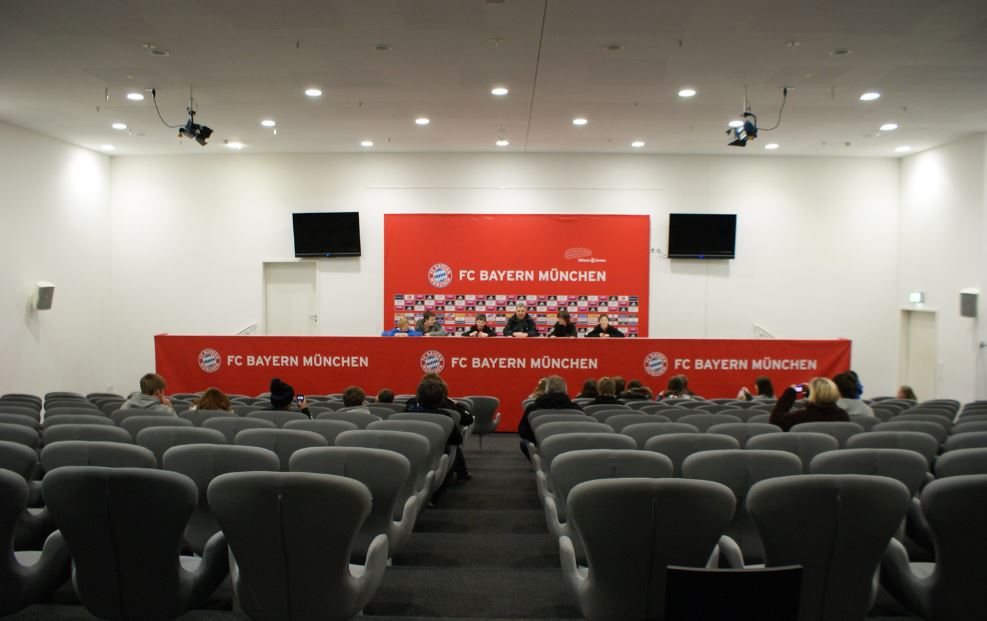 sala de prensa Allianz Arena tour bayern Munich